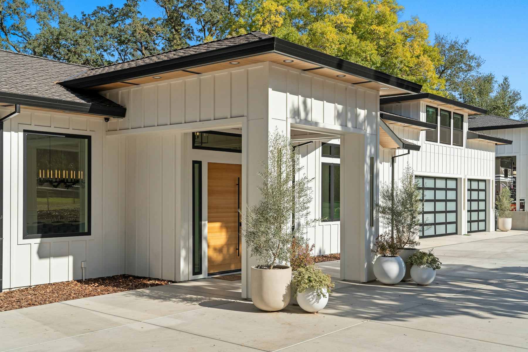 Sunlit contemporary home with inviting outdoor space